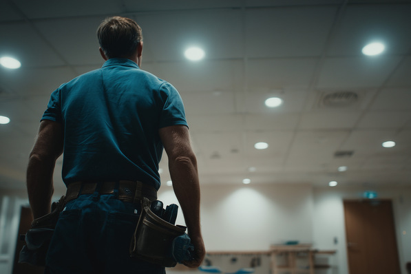 Veraltete Beleuchtungsanlagen kosten nicht nur unnötig viel Energie, sie beeinträchtigen auch die Sicherheit, das Wohlbefinden und die Leistungsfähigkeit der Nutzer:innen.