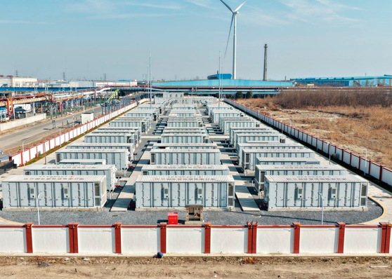 Speicherpark von CRRC in China.