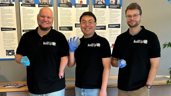 Gründerteam von Nextgo Epi (von links): Dr. Andreas Fiedler, Dr. Ta-Shun Chou, Dr. Andreas Popp.